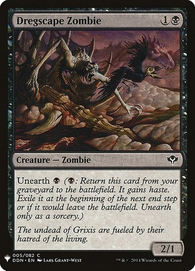 Dregscape Zombie (Mystery Booster) Medium Play