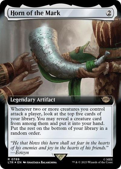 Horn of the Mark (Extended Art) (Surge Foil) (Universes Beyond: The Lord of the Rings: Tales of Middle-earth) Near Mint Foil