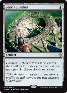Seer's Sundial (Duel Decks: Zendikar vs Eldrazi) Heavy Play