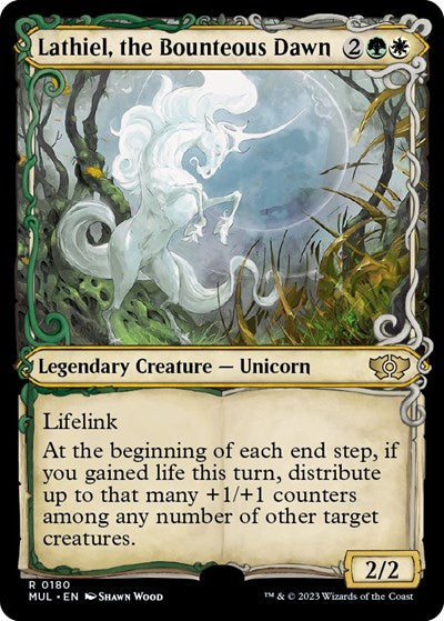 Lathiel, the Bounteous Dawn (Halo Foil) (March of the Machine: Multiverse Legends) Near Mint Foil