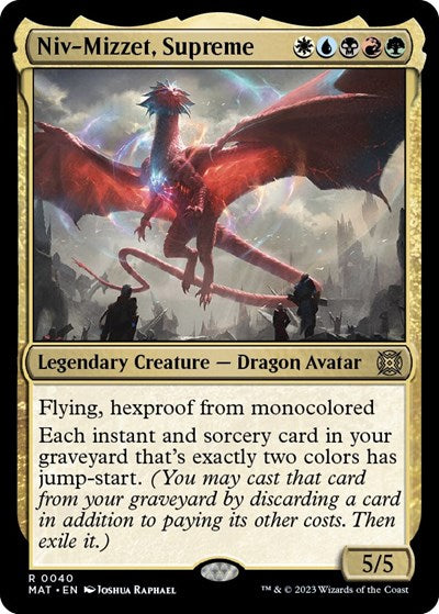 Niv-Mizzet, Supreme (March of the Machine: The Aftermath) Light Play