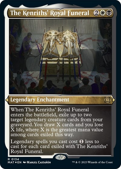 The Kenriths' Royal Funeral (Foil Etched) (March of the Machine: The Aftermath) Near Mint Foil