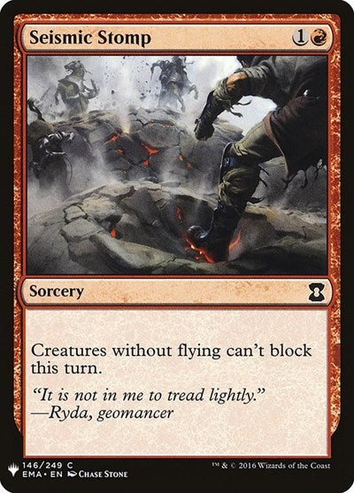 Seismic Stomp (Mystery Booster) Light Play