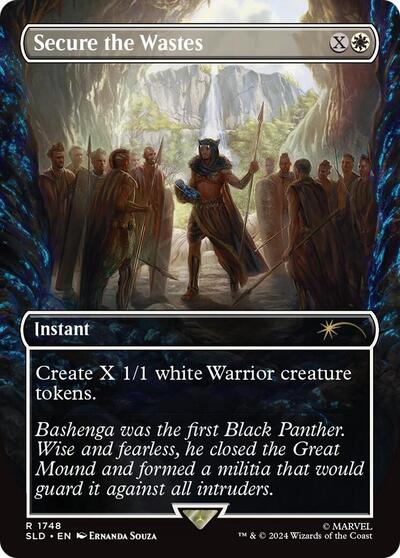 Secure the Wastes (Rainbow Foil) (Secret Lair) Near Mint Foil