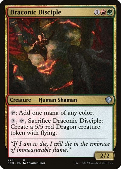 Draconic Disciple (Commander 2022 Starter Decks) Near Mint