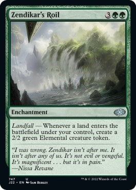 Zendikar's Roil (Jumpstart 2022) Light Play