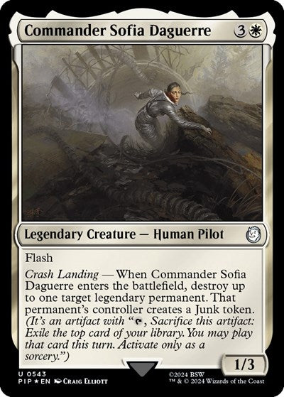 Commander Sofia Daguerre (Surge Foil) (Universes Beyond: Fallout) Near Mint Foil