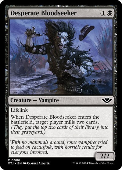 Desperate Bloodseeker (Outlaws of Thunder Junction) Medium Play