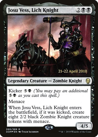 Josu Vess, Lich Knight (Promos: Prerelease Cards) Near Mint Foil