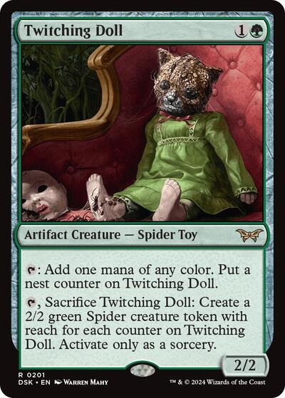 Twitching Doll (Duskmourn: House of Horror) Light Play Foil