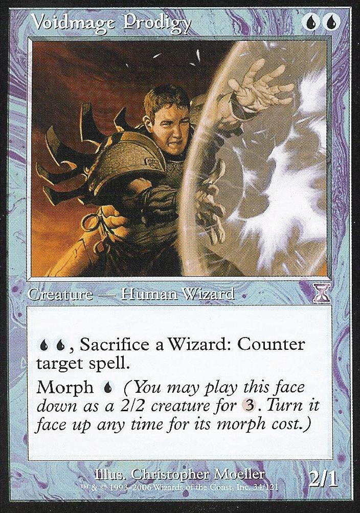 Voidmage Prodigy (Time Spiral Time Shifted) Medium Play Foil