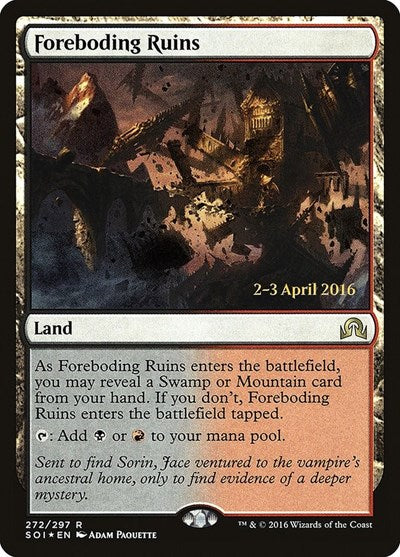 Foreboding Ruins (Promos: Prerelease Cards) Near Mint Foil