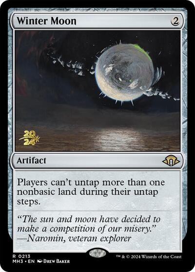 Winter Moon (Promos: Prerelease Cards) Medium Play Foil