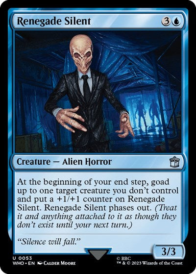 Renegade Silent (Universes Beyond: Doctor Who) Light Play