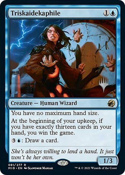 Triskaidekaphile (Promo Pack: Innistrad: Midnight Hunt) Light Play Foil