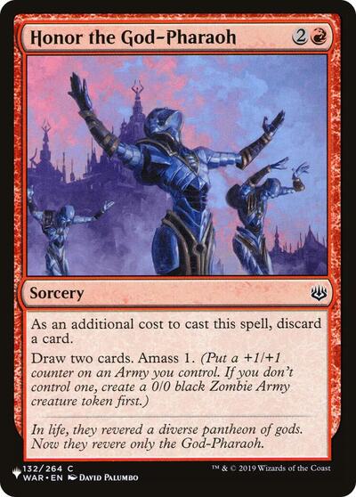 Honor the God-Pharaoh (The List) Light Play