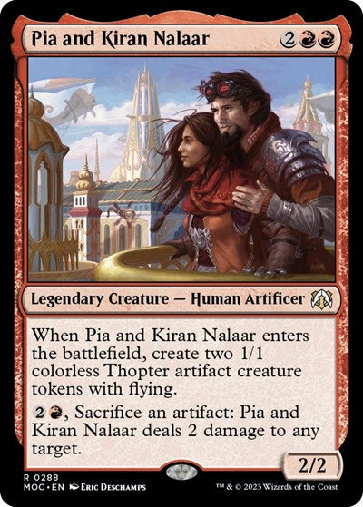 Pia and Kiran Nalaar (Commander: March of the Machine) Light Play