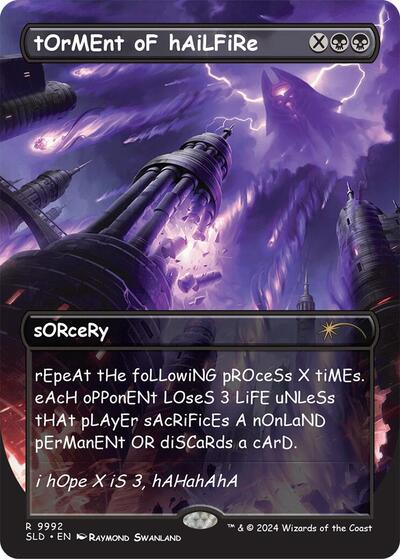 tOrMEnt oF hAiLFiRe (Secret Lair) Light Play