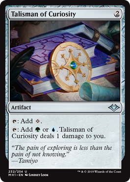 Talisman of Curiosity (Modern Horizons) Heavy Play