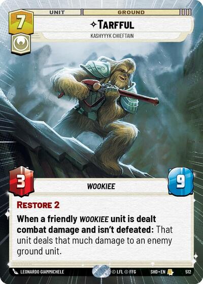 Tarfful Kashyyyk Chieftain (Hyperspace) (Shadows of the Galaxy) Near Mint Foil