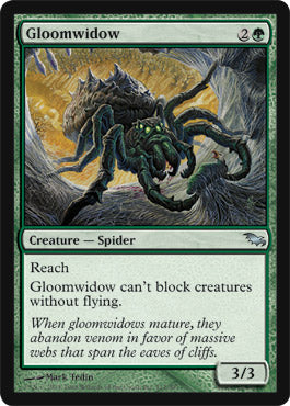Gloomwidow (Shadowmoor) Medium Play Foil