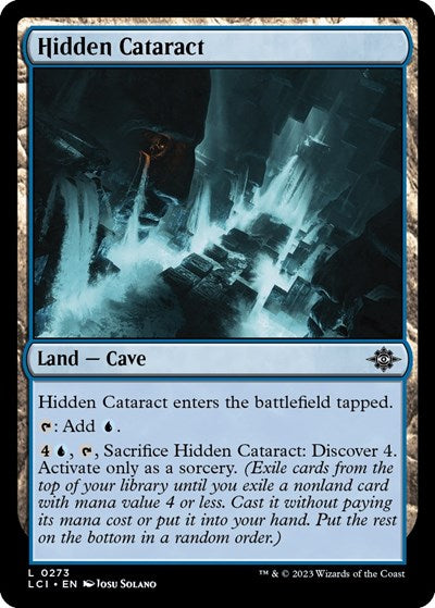 Hidden Cataract (The Lost Caverns of Ixalan) Medium Play Foil