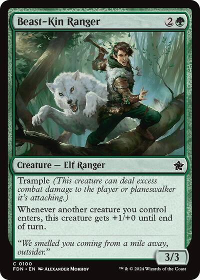 Beast-Kin Ranger (Foundations) Medium Play Foil