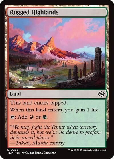 Rugged Highlands|20|0|0.00