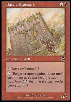 Battle Rampart (Mercadian Masques) Medium Play