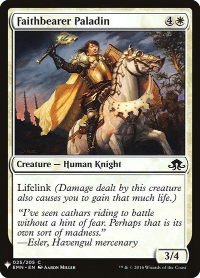 Faithbearer Paladin|1|0|0.00