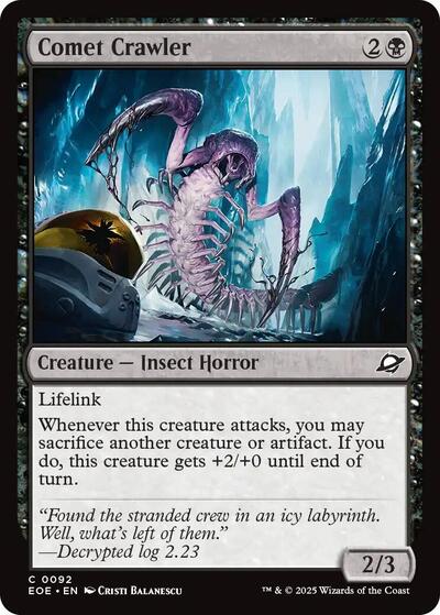 Comet Crawler (Edge of Eternities) Light Play Foil