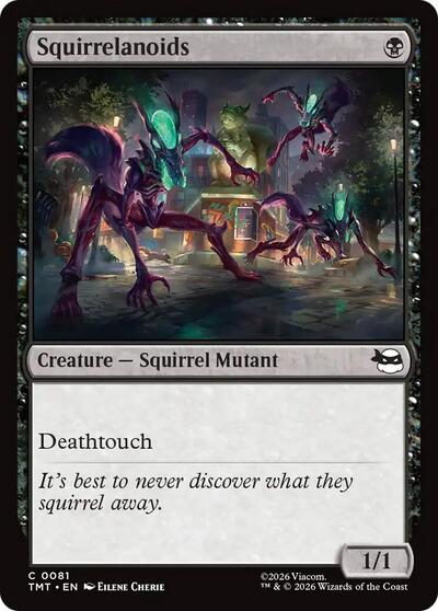 Squirrelanoids (Teenage Mutant Ninja Turtles) Light Play Foil