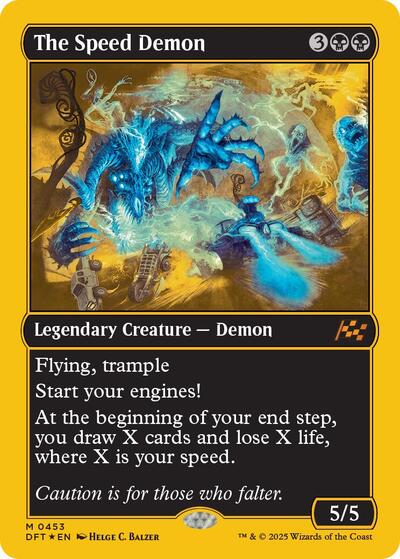 The Speed Demon (First-Place Foil) (Aetherdrift) Near Mint Foil