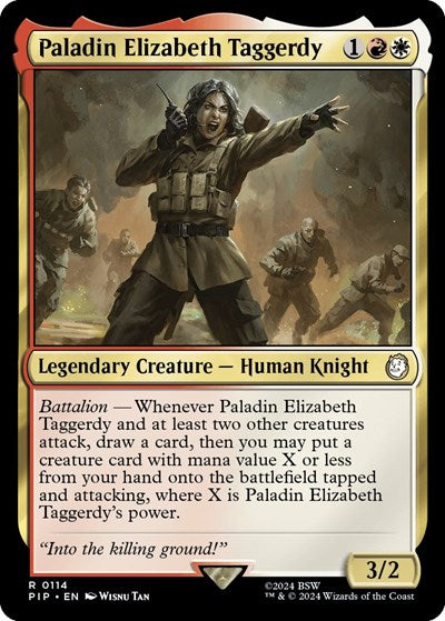 Paladin Elizabeth Taggerdy (Universes Beyond: Fallout) Light Play