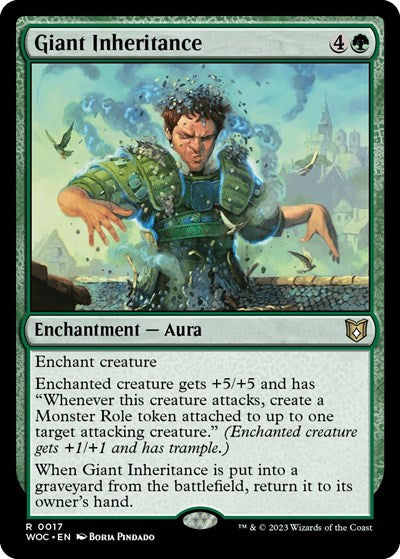 Giant Inheritance (Commander: Wilds of Eldraine) Near Mint