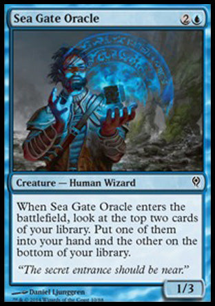 Sea Gate Oracle (Duel Decks: Jace vs Vraska) Medium Play