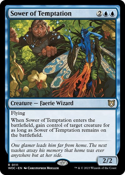 Sower of Temptation (Commander: Wilds of Eldraine) Light Play