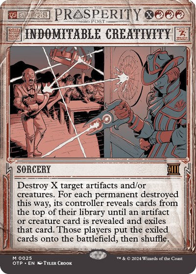 Indomitable Creativity (Outlaws of Thunder Junction: Breaking News) Near Mint