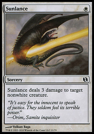 Sunlance (Duel Decks: Elspeth vs Tezzeret) Medium Play