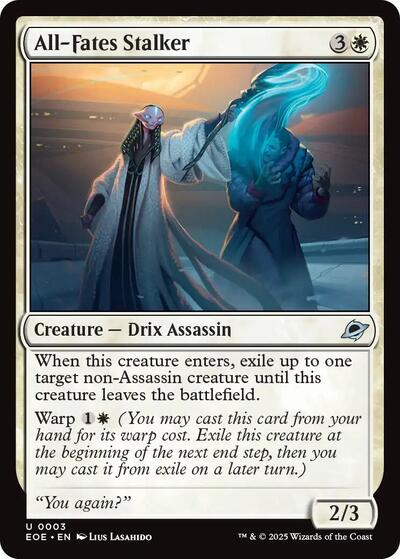 All-Fates Stalker (Edge of Eternities) Light Play Foil