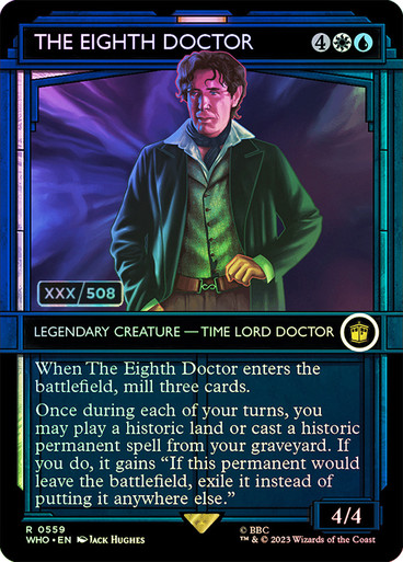 The Eighth Doctor (Serial Numbered) (Universes Beyond: Doctor Who) Near Mint Foil