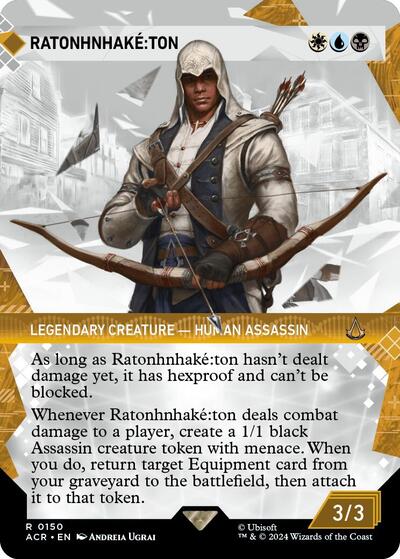 Ratonhnhake:ton (Showcase) (Universes Beyond: Assassin's Creed) Near Mint Foil