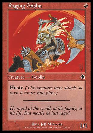 Raging Goblin (Starter 1999) Medium Play