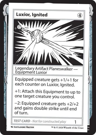 Luxior, Ignited (Mystery Booster 2 Playtest Cards) Near Mint