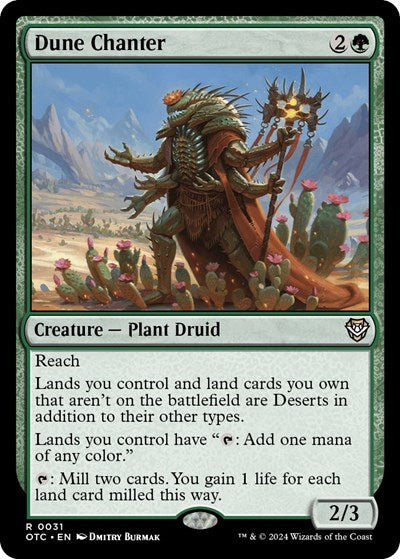 Dune Chanter (Commander: Outlaws of Thunder Junction) Medium Play