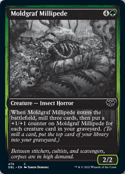 Moldgraf Millipede (Innistrad: Double Feature) Light Play