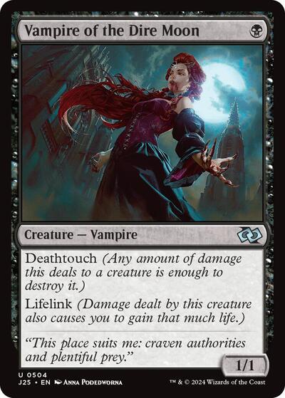 Vampire of the Dire Moon (Foundations Jumpstart) Light Play
