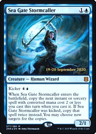 Sea Gate Stormcaller (Promos: Prerelease Cards) Light Play Foil