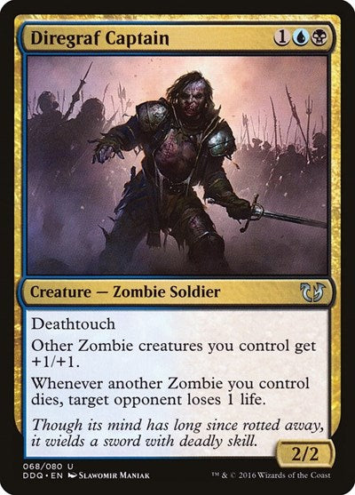 Diregraf Captain (Duel Decks: Blessed vs Cursed) Damaged / Poor