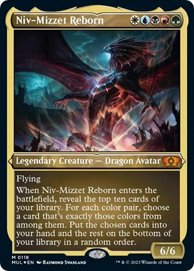 Niv-Mizzet Reborn (Foil Etched) (March of the Machine: Multiverse Legends) Near Mint Foil